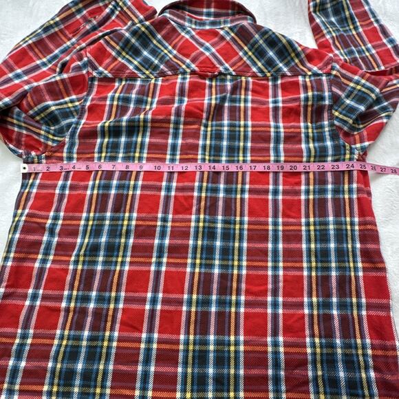 Alpine Design Heavyweight Flannel Shirt Men’s Size XL Red Blue Yellow Plaid New - Picture 9 of 13